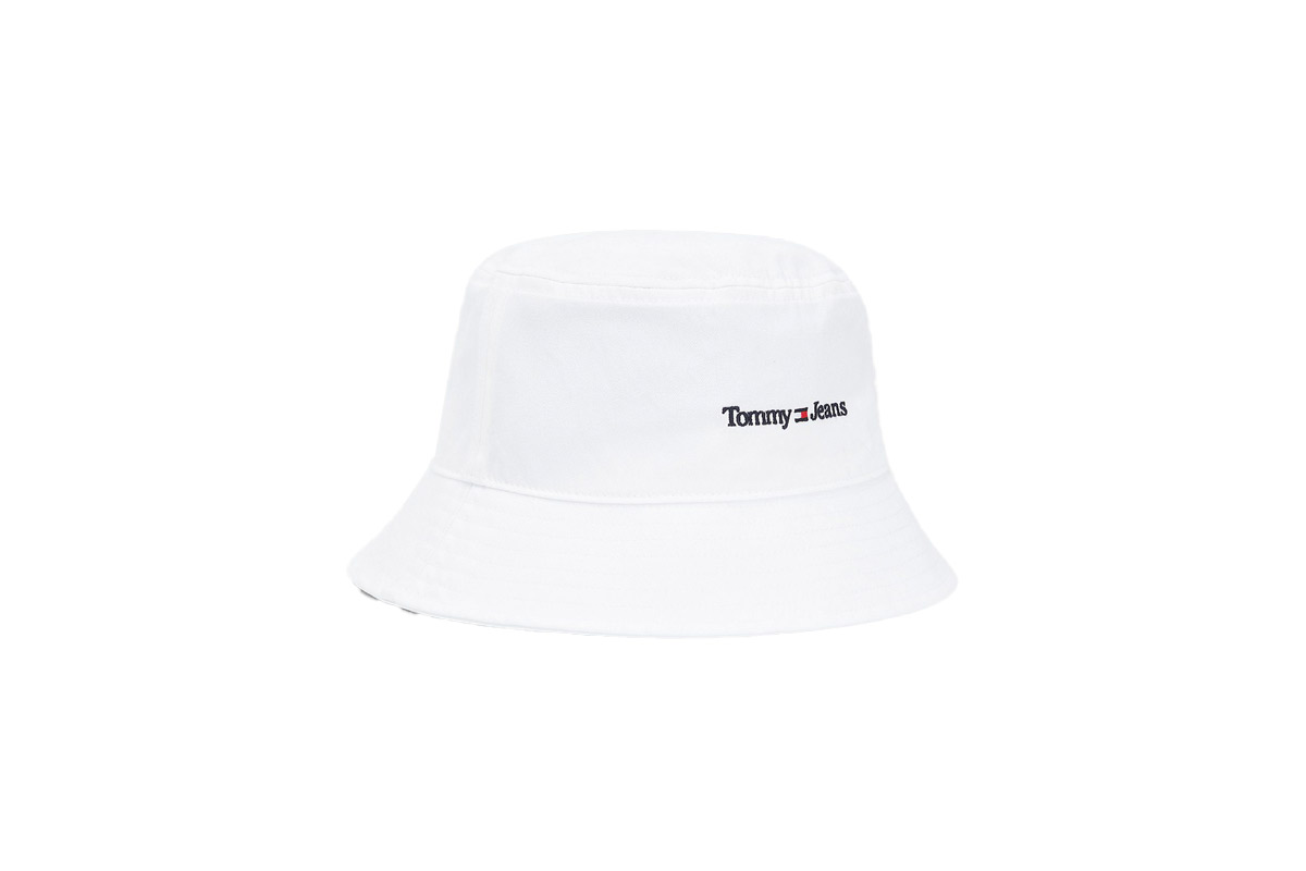 Tommy Jeans Tjm Sport Καπέλο Bucket (AM0AM11005 YBR) Λευκό